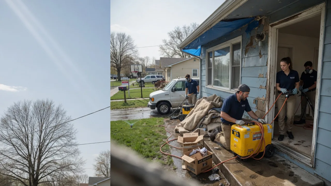 Basement Flood Cleanup in Derby, IN near me